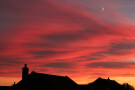 Moon and Red Clouds, Guiseley